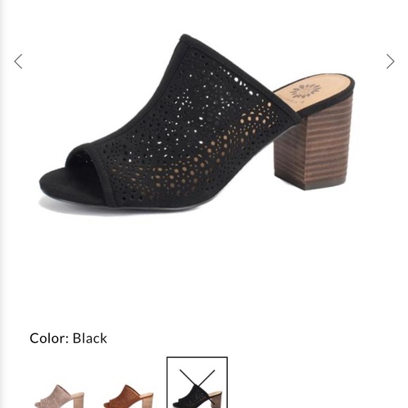 Yellow Box Shoes - Yellow box block heel sandals size 9